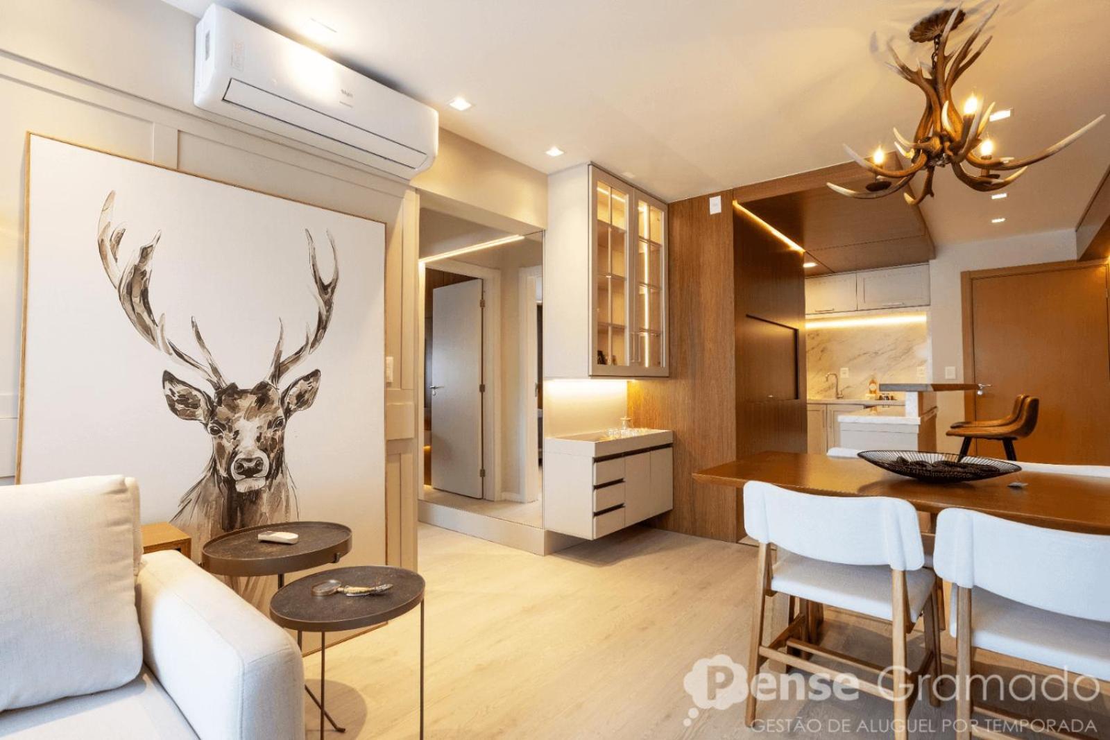 Apartamento 2 Suites - 650M Da Rua Coberta กรามาโด ภายนอก รูปภาพ